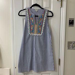 Sear sucker striped dress